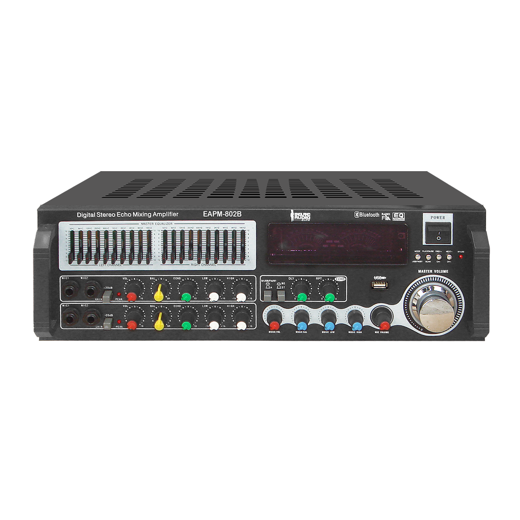 Mezclador Amplificado 80 x 2 W RMS, Bluetooth, ENGLAND AUDIO EAPM-802B