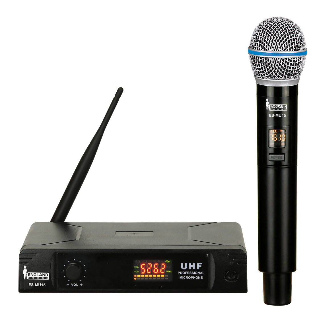 MICROFONO INALAMBRICO UHF MULTIFRECUENCIA, 1 CANAL, DE MANO, FRECUENCIA FIJA