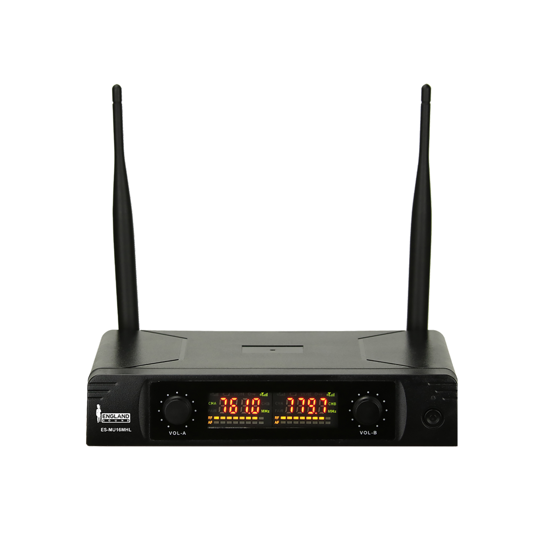 MICROFONO INALAMBRICO UHF MULTIFRECUENCIA, 2 CANALES, DE MANO/DE DIADEMA Y CORBATA, INCLUYE MALETA
