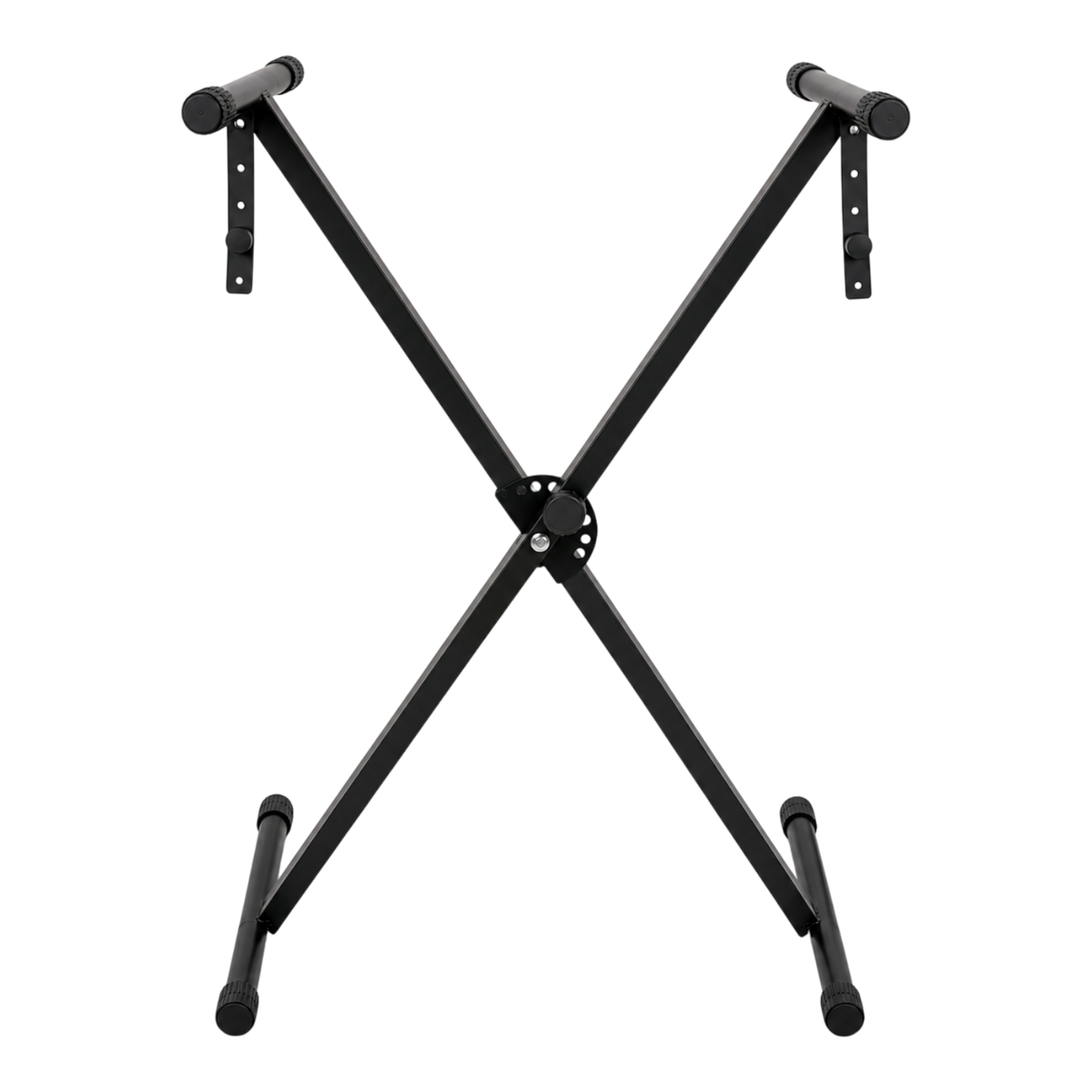 SOPORTE DE PISO PARA TECLADO DOBLE, ALTURA 32-96CM