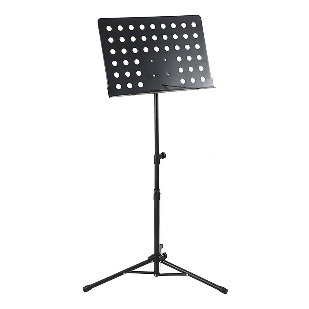 SOPORTE DE PISO BASE TRIPODE PARA PARTITURA, ALTURA 75-145CM
