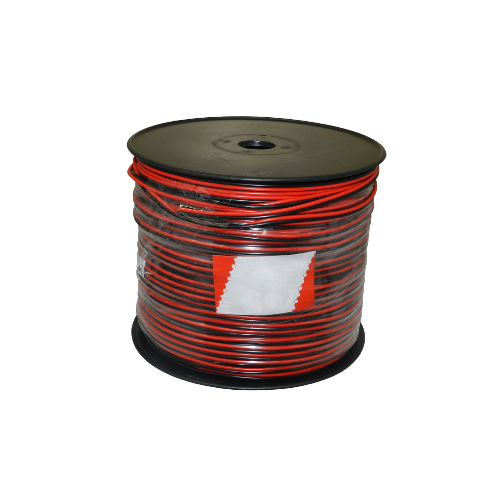 Cable calibre 18 CCA, parlante, rojo/negro, England Electronics