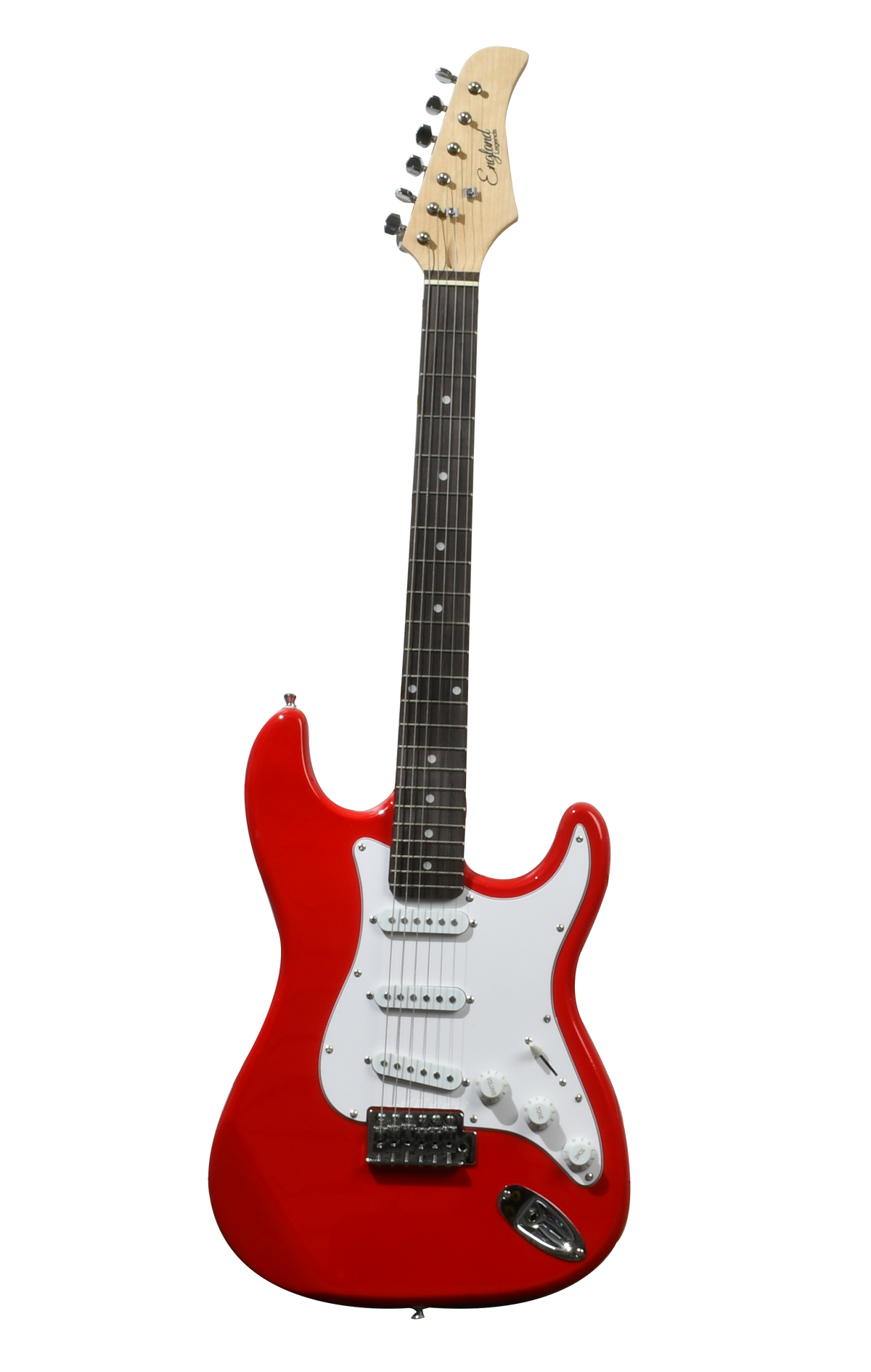 COMBO DE GUITARRA ELECTRICA TIPO STRATOCASTER COLOR ROJO, INCLUYE AMPLIFICADOR DE 10W, CUERDAS DE RESPUESTO, CABLE, CORREA, AFINADOR, BOLSO, SOPORTE