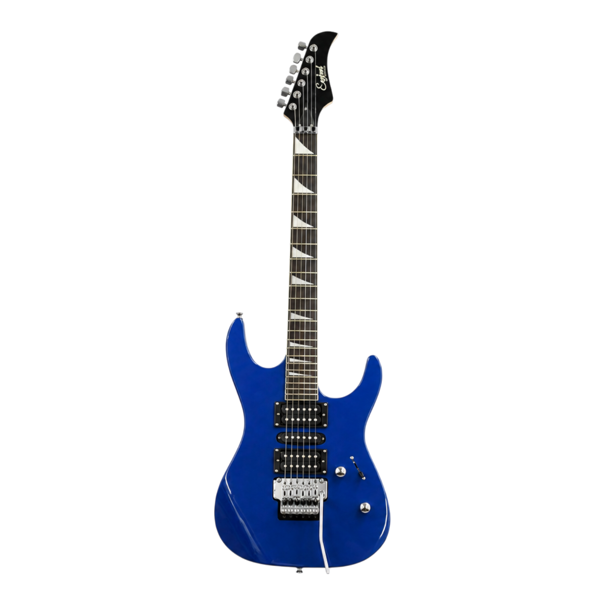 GUITARRA ELECTRICA TIPO IBAÑEZ GIO COLOR AZUL, MICROFONOS DOS HUMBUCKER Y UN SINGLE COIL