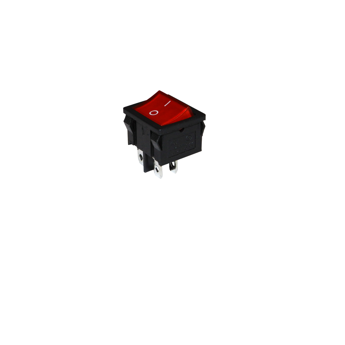 SWITCH CON NEON, 4 PINES, 2 POSICIONES, ON/OFF, 5A-250V, 8A-250V, 10A-125V