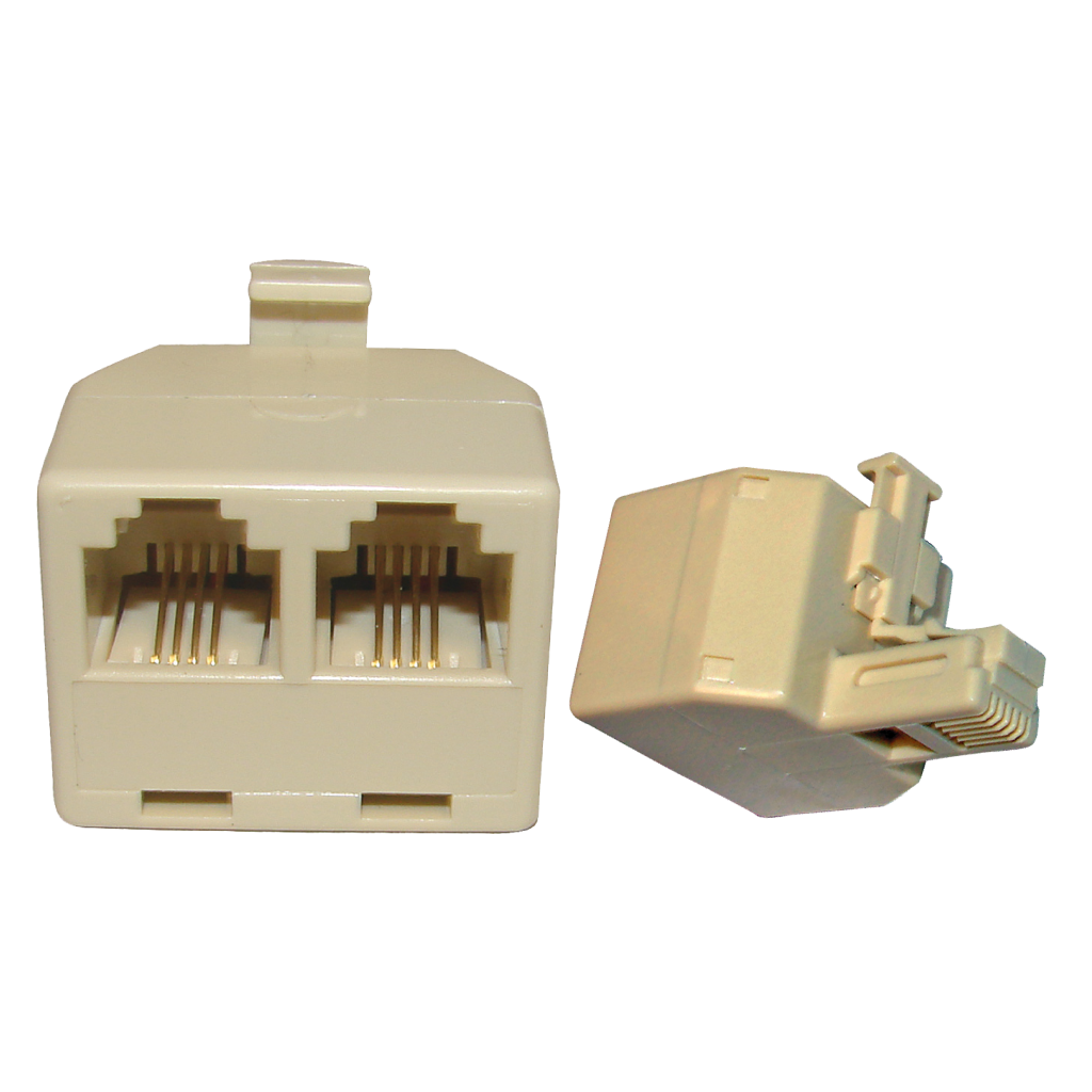 ADAPTADOR PARA TELEFONO, 2 VIAS SPLITTER, 2 A 1