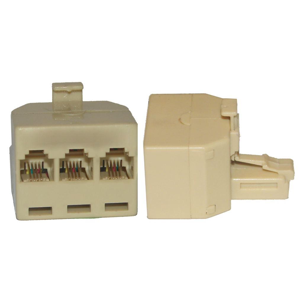 ADAPTADOR PARA TELEFONO, 3 VIAS SPLITTER, 3 A 1