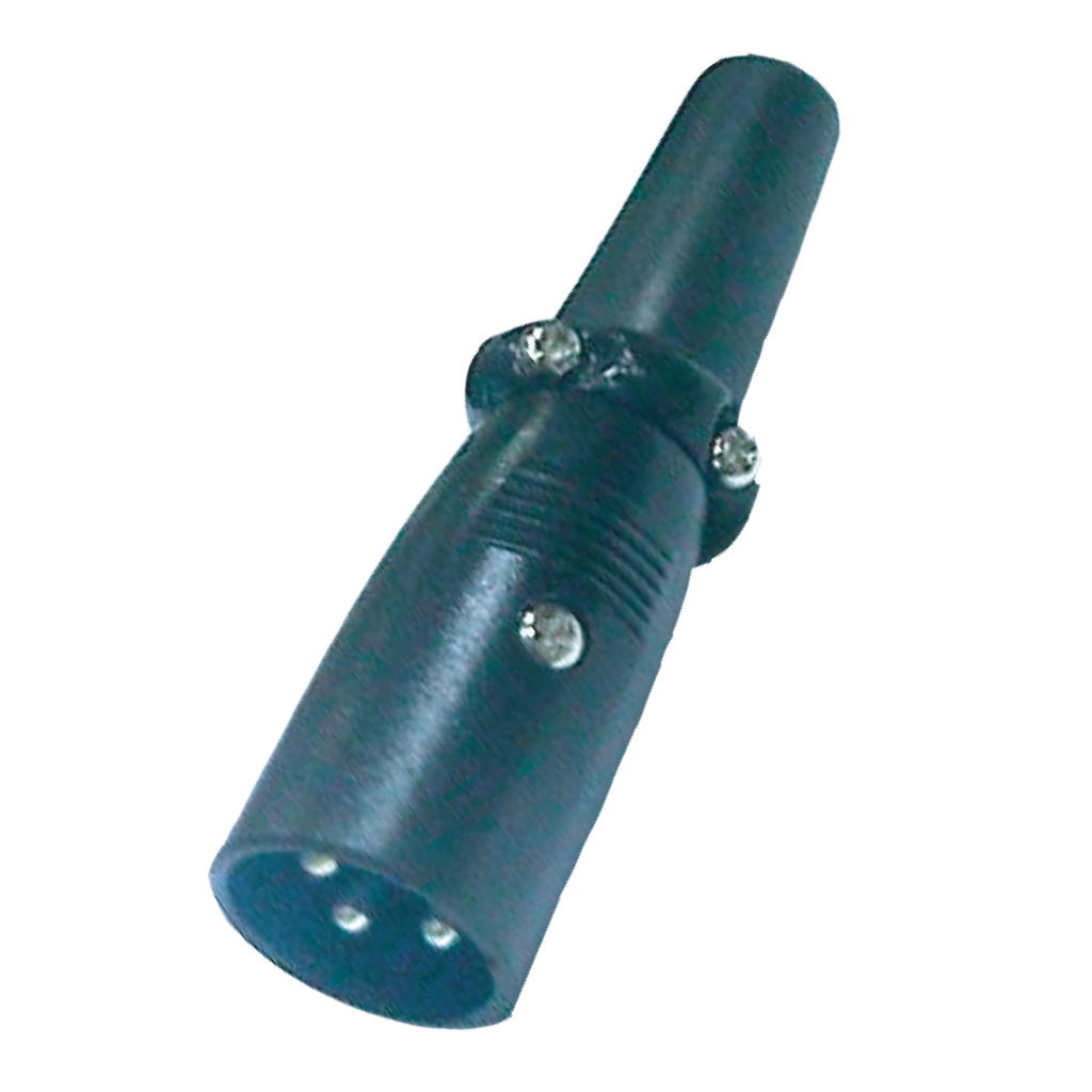 PLUG XLR, 3 PINES, METALICO