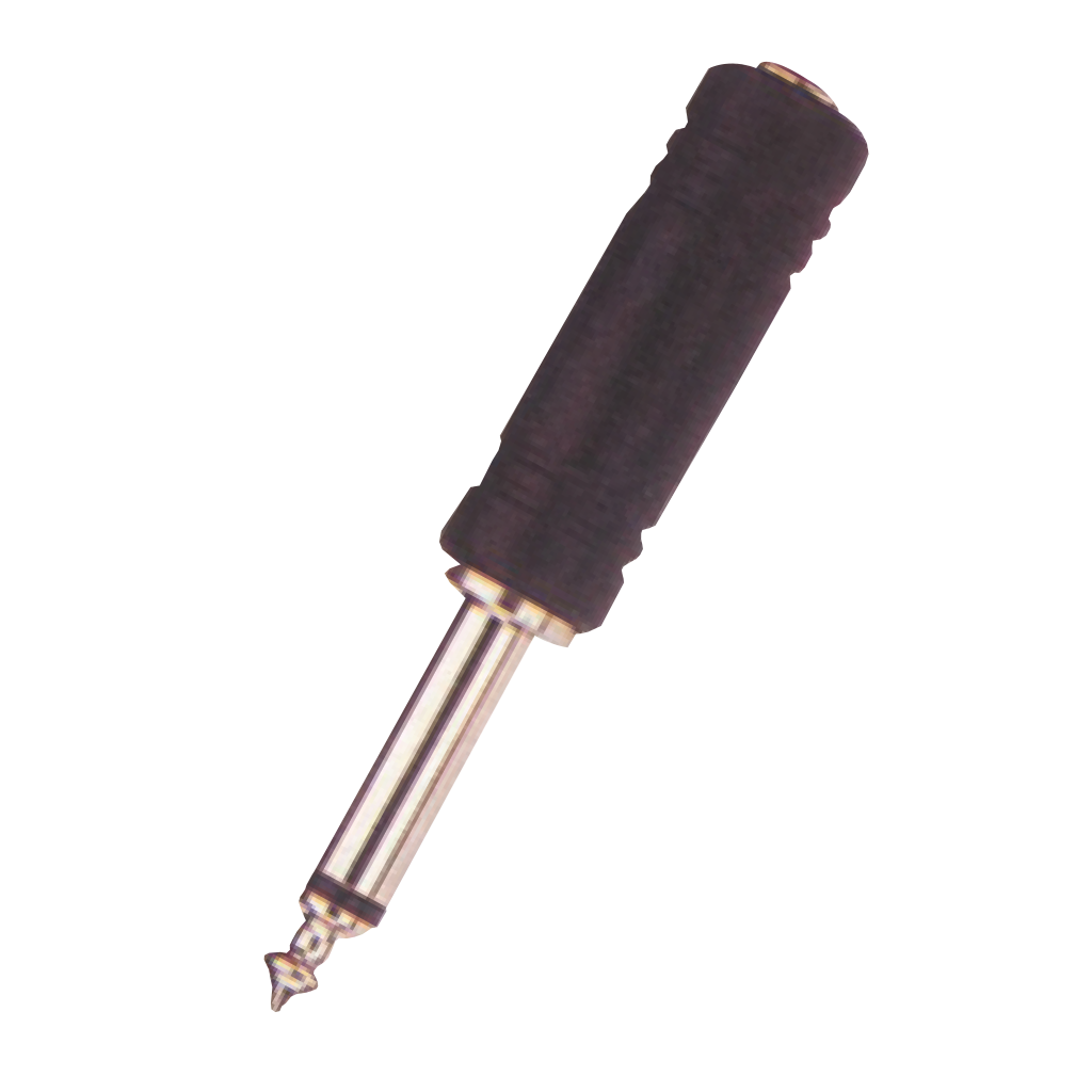 Plug Adaptador 3.5mm A 6.3mm, Conector Anti-corrosión Niquelado, ACOUSTIC PA150