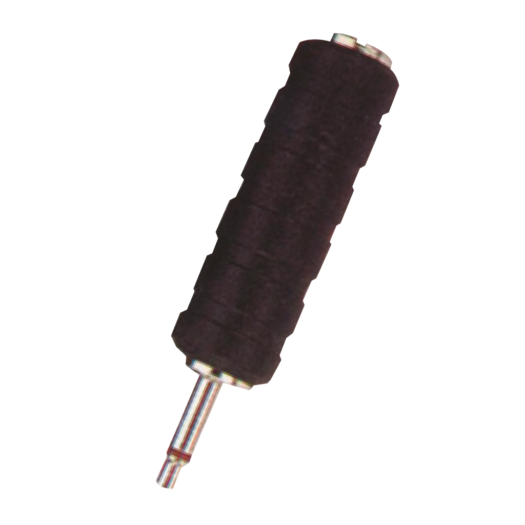 ADAPTADOR JACK 6.3MM ESTEREO A PLUG 3.5MM MONO, PLASTICO