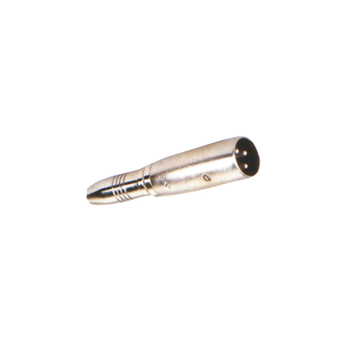 ADAPTADOR PLUG XLR A JACK 6.3MM MONO, METALICO
