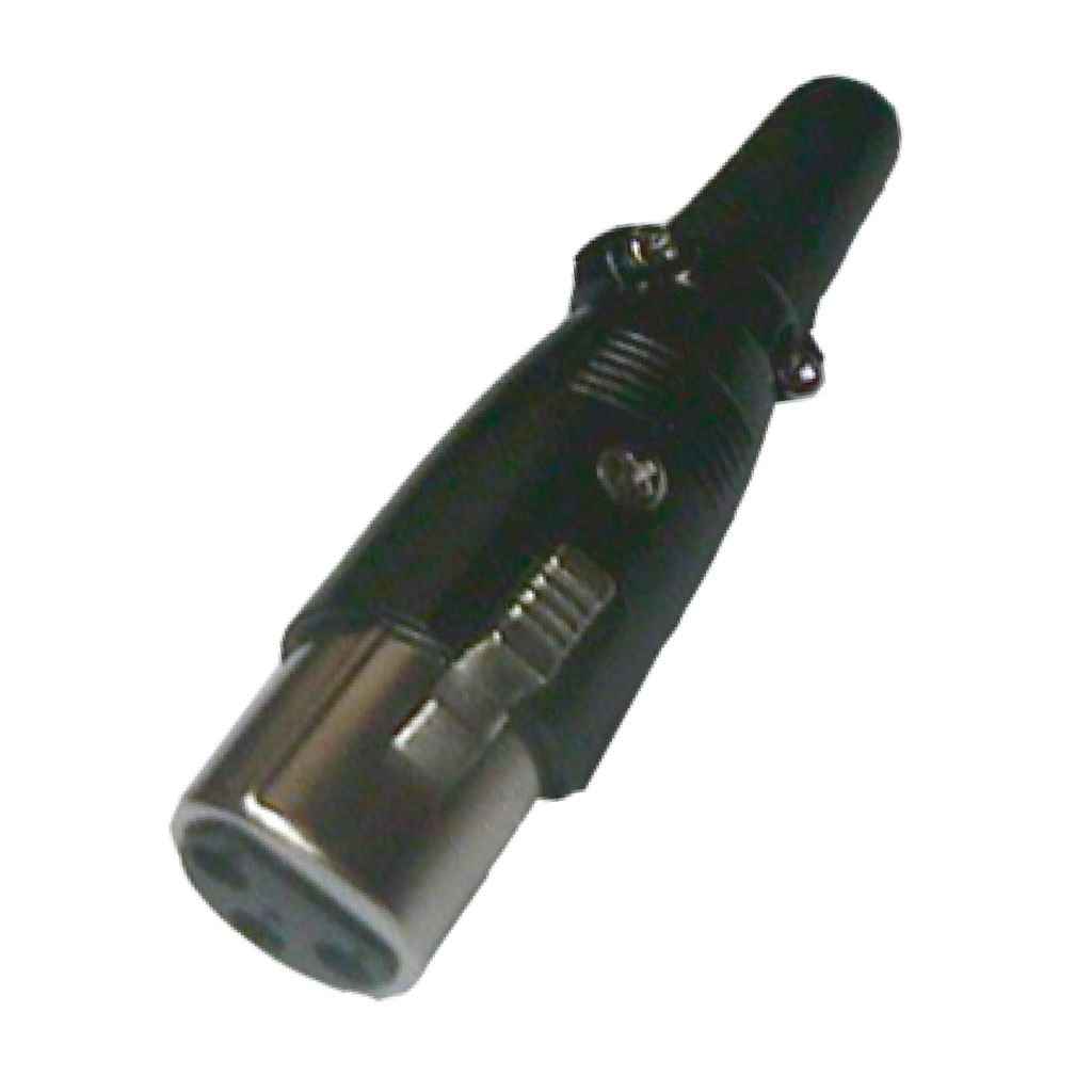 JACK XLR, 3 PINES, METALICO