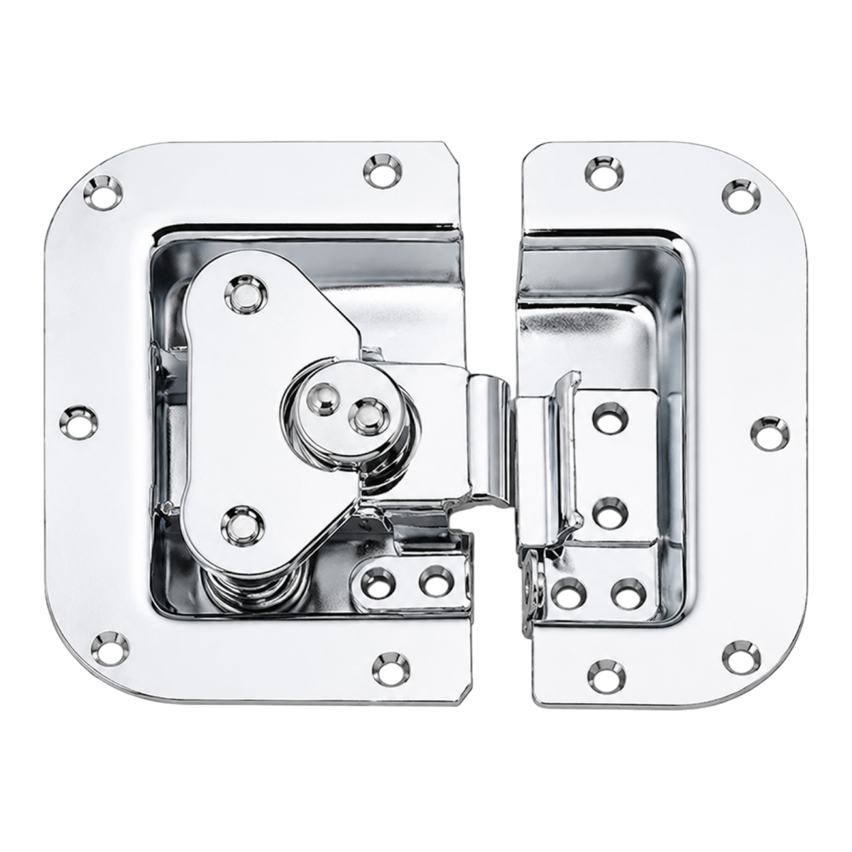HERRAJE METALICO CON SEGURO, 7.3CM X 11.2CM X 10.5CM
