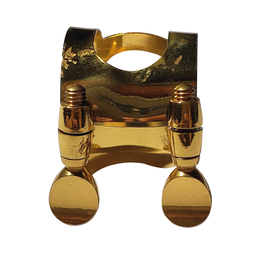 ABRAZADERA PARA BOQUILLA DE SAXOFON, METALCROMADO