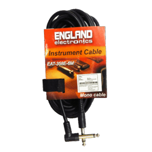 Cable para Audio Macho Monofónico, Plug 6.3mm a Plug 6.3mm, 6 m Long. Cable, ENGLAND ELECTRONICS EAT358E 6m