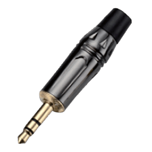 Plug 3.5mm Plug estéreo 3.5mm, Aleación de Zinc con niquelado, ENGLAND SOUND PRO ES-PE35BK
