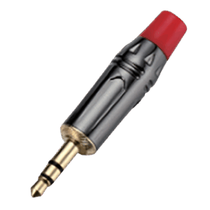Plug 3.5mm Plug estéreo 3.5mm, Aleación de Zinc con niquelado, ENGLAND SOUND PRO ES-PE35RD