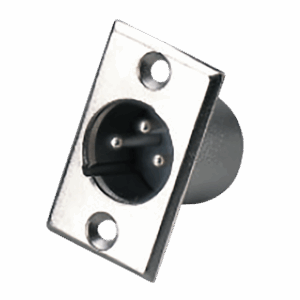 Jack Canon Plug XLR macho, Aleación de Zinc con niquelado, ENGLAND SOUND PRO ES-XFS74