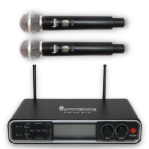 Microfono Pro Inalámbrico UHF Sistema de 2 canales  , ENGLAND SOUND ES-58 PRO