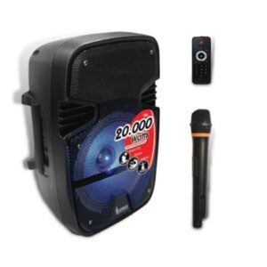 Caja Amplificada con Batería 8 Pulg de 20.000 W con bluetooth