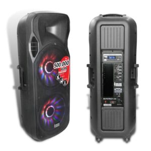 CAJA AMPLIFICADA DE 2×15 PULG, 600W RMS, ENGLAND SOUND, ES-PATRIOT 215-LED