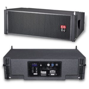 Caja Activa Line Array 2 x 10 Pulg con 2500 W, pantalla LCD y control máster.