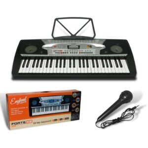 Teclado de 54 Teclas con Polifonía 16, pantalla LCD y metrónomo