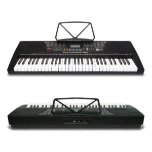 Teclado de 61 Teclas con polifonía 8, pantalla LCD y metrónomo.