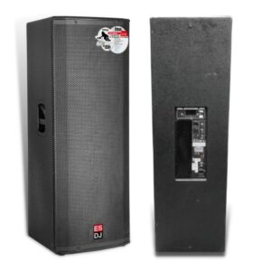 Caja Activa de 2 x 15 Pulg con 450 W y amplificador Clase H