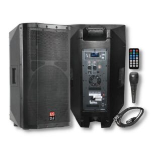 Caja Activa de 15 Pulg con 1800 W y amplificador Clase H.