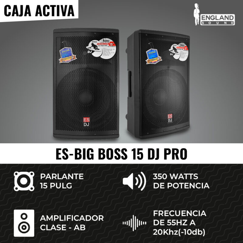 ES-BIG BOSS 15 DJ PRO - CUADRADO ESPECIFICACIONES