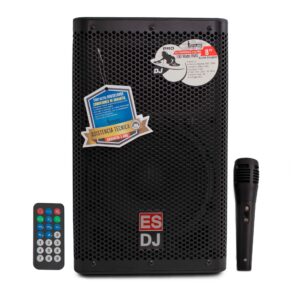 CAJA AMPLIFICADA PRO DE 8 PULG, 100W RMS, ENGLAND SOUND, ES-POWERMAX 8-DJ PRO
